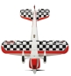 Preview: 1-02130 TOMMY JR. Doppeldecker 90cm weiß/rot RR